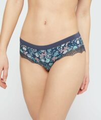 Shorty en dentelle - PENSEE  - Bleu - Femme - Etam