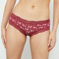 Shorty imprimé tigres - JAZZY - Rouge - Femme - Etam