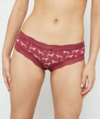 Shorty imprimé tigres - JAZZY - Rouge - Femme - Etam