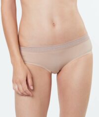 Shorty micro et dentelle - PURE FIT® - Beige - Femme - Etam