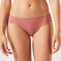 Slip avec dentelle - APOLOGIZE  - Rose - Femme - Etam