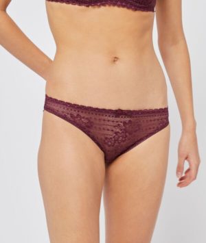 Slip en dentelle - PANAMA  - Violet - Femme - Etam