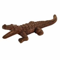 Statue crocodile en albizzia L104 Maisons du Monde