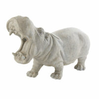 Statue hippopotame beige brossé L48 Maisons du Monde