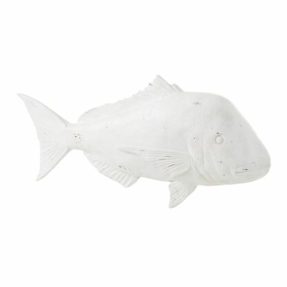 Statue poisson blanc mat L67 Maisons du Monde