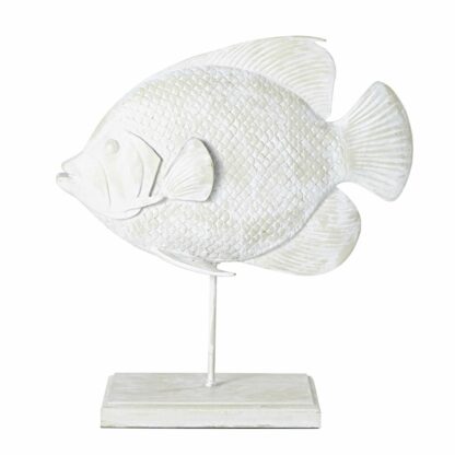 Statue poisson blanche H48 Maisons du Monde