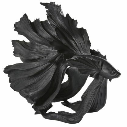 Statue poisson noir mat H56 Maisons du Monde