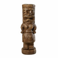 Statue tiki marron effet bois sculpté H91 Maisons du Monde