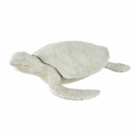 Statue tortue blanche effet vieilli L88 Maisons du Monde