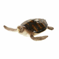 Statue tortue marron brillant et beige L47 Maisons du Monde