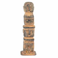 Statue totem marron H40 Maisons du Monde