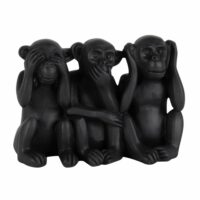 Statuette 3 singes de la sagesse H10 Maisons du Monde