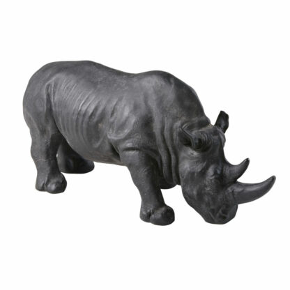 Statuette rhinocéros noire mate H37 Maisons du Monde