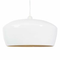 Suspension en bambou blanc Maisons du Monde