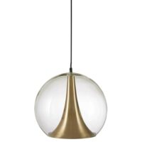 Suspension en métal doré et verre D34 Maisons du Monde