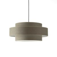 Suspension lin Souko Blanc - Anthracite - Naturel AM.PM