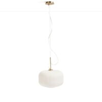 Suspension opaline et laiton