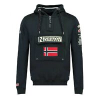 Sweat à capuche Gymclass Vert Kaki - Bleu Marine - Gris Chiné - Noir - Gris Foncé geographical norway