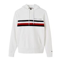 Sweat à capuche Hilfiger Logo Gris Chiné - Bleu - Gris - Blanc - Rouge - Bleu Marine Tommy Hilfiger