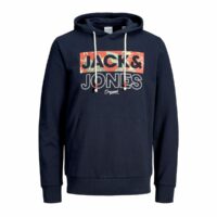 Sweat à capuche Jortropic Gris Chiné jack & jones