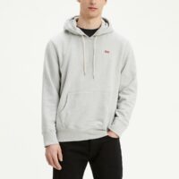 Sweat à capuche Logo Chesthit Gris Chiné Levi's