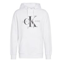 Sweat à capuche Monogram Gris Clair Calvin Klein Jeans