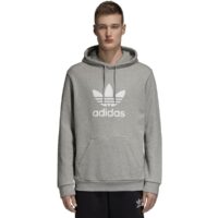 Sweat à capuche Trefoil Gris Chiné - Gris adidas Originals