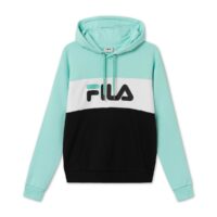 Sweat à capuche et poche centrale LORI HOODY Blanc/Rose/Violine;Noir/Blanc/Bleu Fila