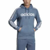 Sweat à capuche molleton 3 Bandes Bleu adidas performance