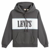 Sweat à capuche poche Blanc/Bleu Clair;Noir Levi's