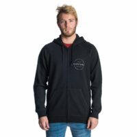 Sweat à capuche zippé Authentic Noir Rip Curl