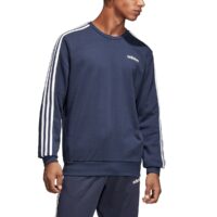 Sweat col rond 3-stripes French Terry Bleu Marine adidas performance