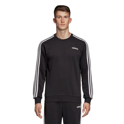 Sweat col rond 3-stripes French Terry Noir adidas performance