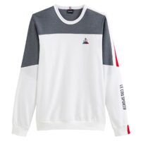 Sweat col rond Blanc/Gris Le Coq Sportif