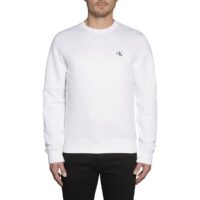 Sweat col rond CK Essential Blanc Calvin Klein Jeans