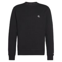 Sweat col rond CK Essential Noir Calvin Klein Jeans