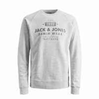 Sweat col rond Jjejeans Washed Bleu Marine jack & jones