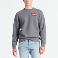 Sweat col rond MODERN HM Blanc - Gris Levi's