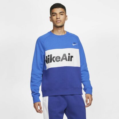 Sweat col rond Nike Air Bleu - Noir