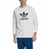 Sweat col rond Trefoil Blanc adidas Originals