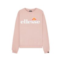 Sweat col rond imprimé à manches longues Rose Ellesse