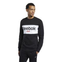 Sweat col rond logo Vector Noir REEBOK SPORT