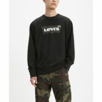 Sweat col rond logo camouflage Bleu - Noir - Gris Levi's