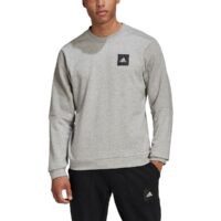 Sweat col rond petit logo STA Gris Chiné adidas performance