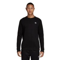 Sweat col rond petit logo Trefoil Noir adidas Originals