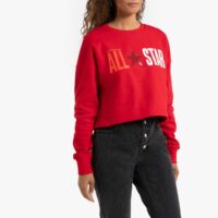 Sweat court All Star Fleece Crew Rouge Converse