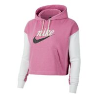 Sweat court à capuche logo Varsity Rose Nike