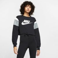 Sweat court col rond Heritage Noir