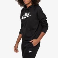 Sweat épais Essentiel Hoodie logo devant Noir Nike