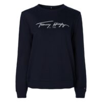 Sweat imprimé devant Bleu Marine Tommy Hilfiger